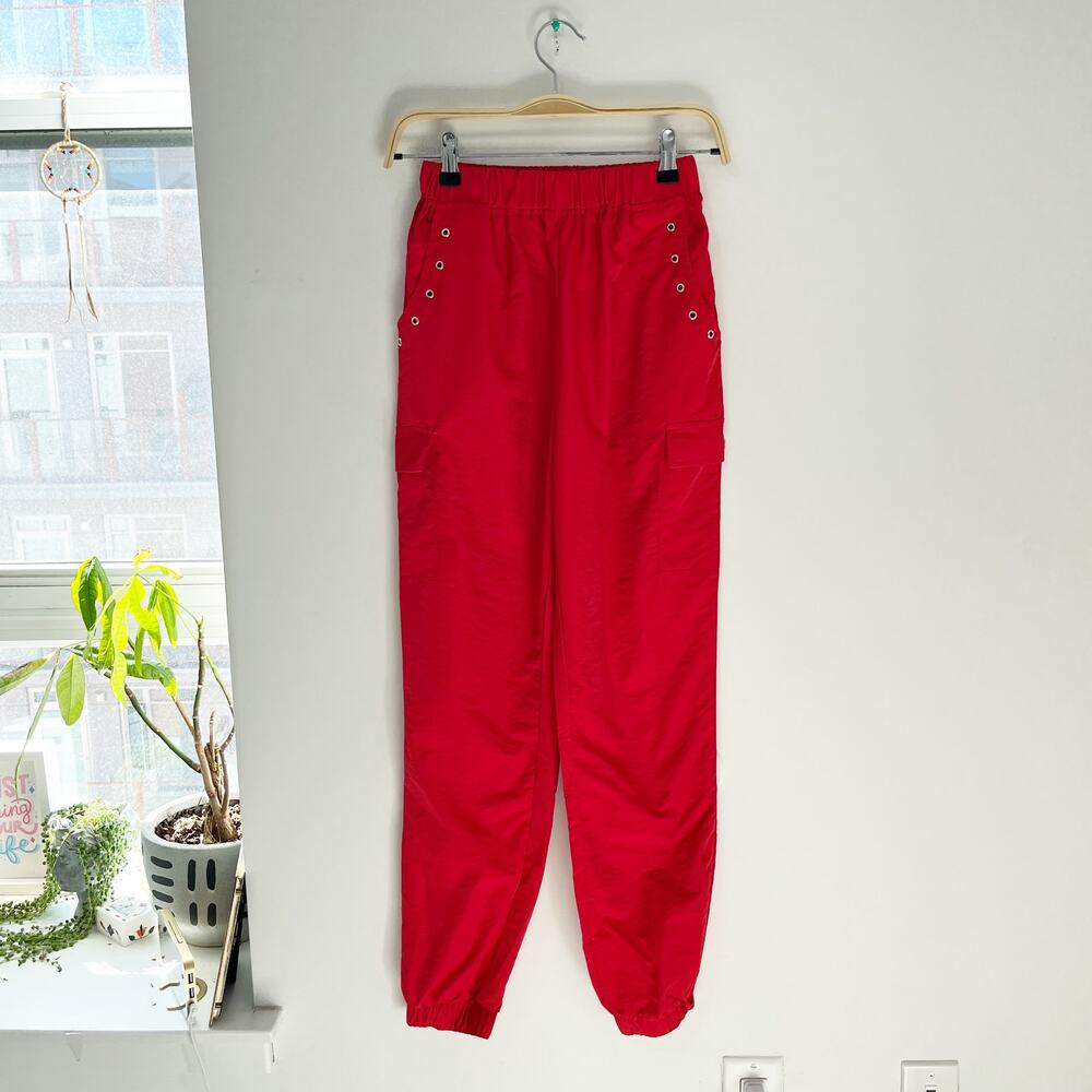 Superdown Red Missy Jogger Pants Size XXS